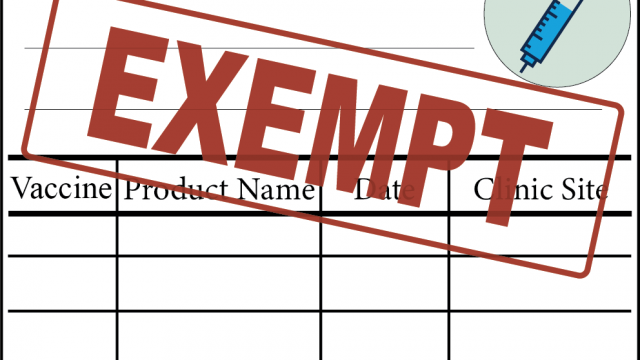 The vaccine requirement and exemption options