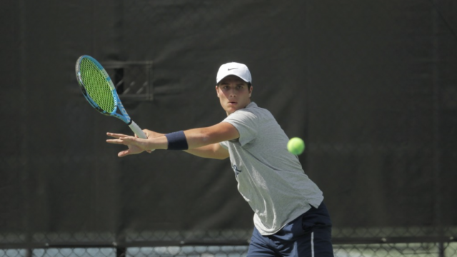 Men’s Tennis split matches in home stand
