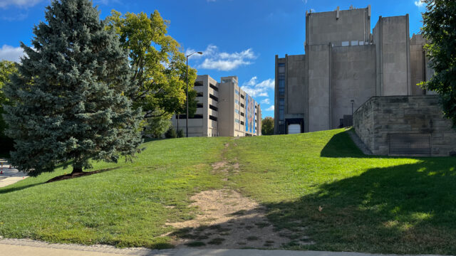 Desire paths: The literal trailblazing of Butler students