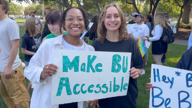 BUD hosts accessibility rally on campus