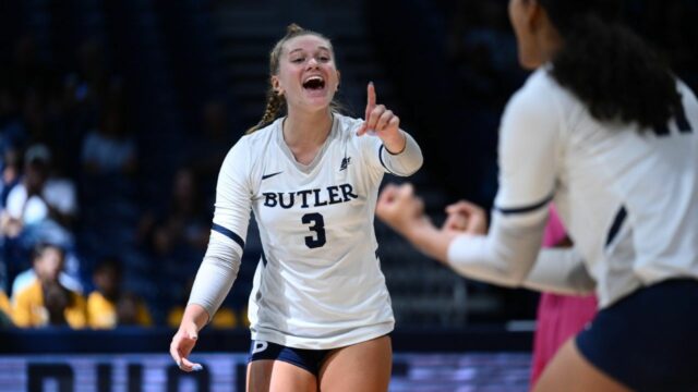 Butler volleyball goes 0-3 at the Bulldog Brawl