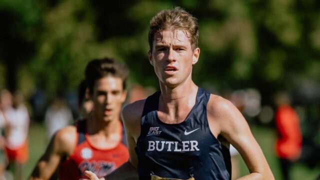 Butler women’s and men’s cross country teams traveled to Notre Dame for high level meet