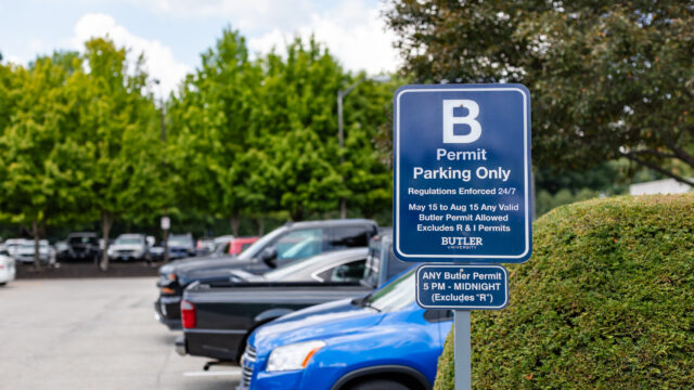 Butler proposes increase in student parking permit prices