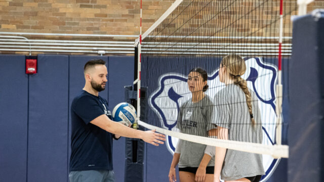 New volleyball head coach Kyle Shondell is ready for “first-serve”