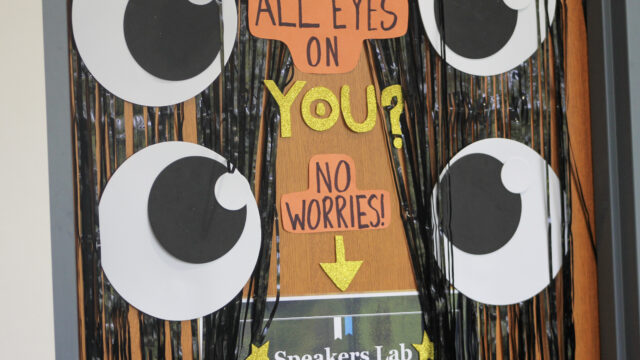 Bulldog Burrows: Office Halloween decorations