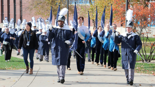 The Butler University Marching Band wants to bring the heat