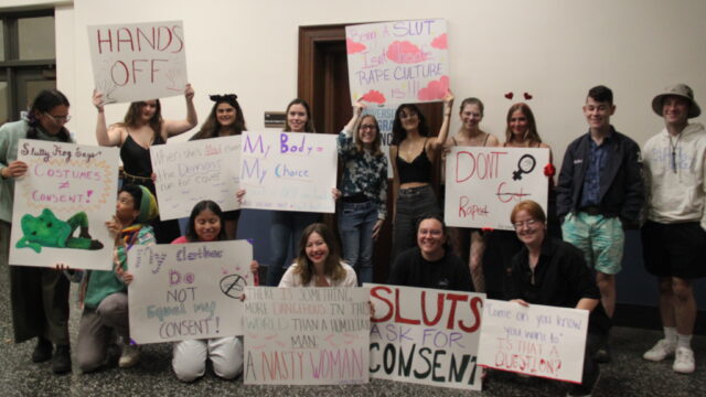 Students call for an end to victim blaming and sexual assault culture