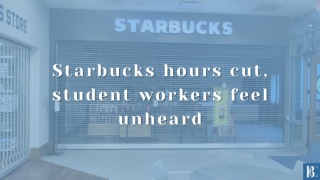 VIDEO: Starbucks hours cut, student workers feel unheard