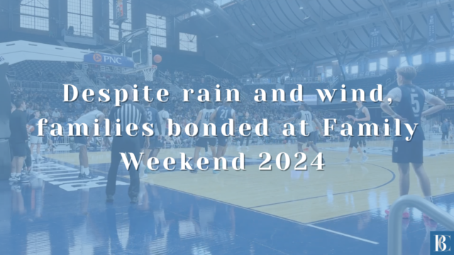 Despite rain and wind, families bonded at Family Weekend 2024