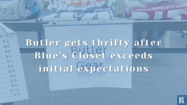 Butler gets thrifty after Blue’s Closet exceeds initial expectations