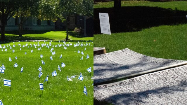 Students hold vigils to remember Oct. 7