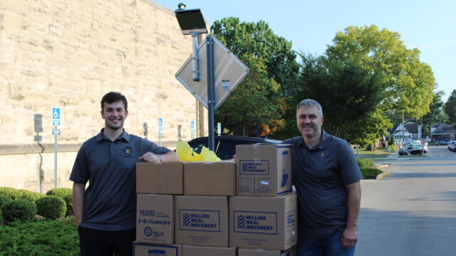 Butler students pack meals for Indianapolis families