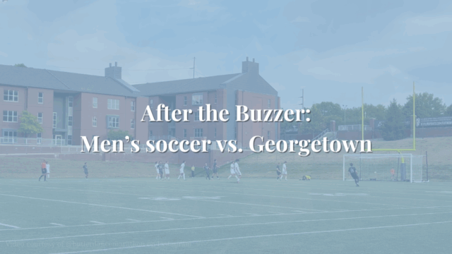 After the Buzzer: Men’s soccer vs. Georgetown