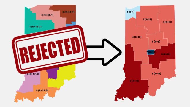Redistricting push rejected by Indiana lawmakers