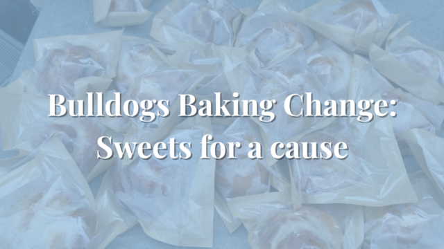 Bulldogs Baking Change: Sweets for a cause