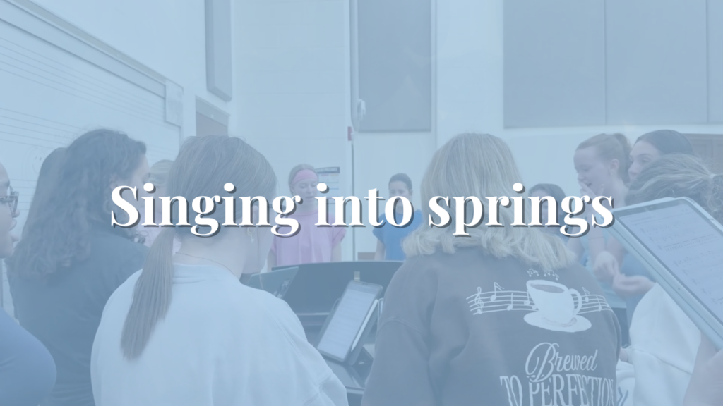 Singing into springs