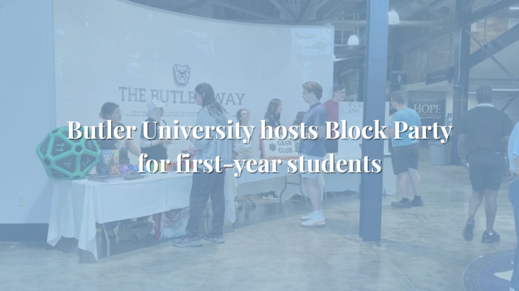 Butler University hosts Block Party for first-year students